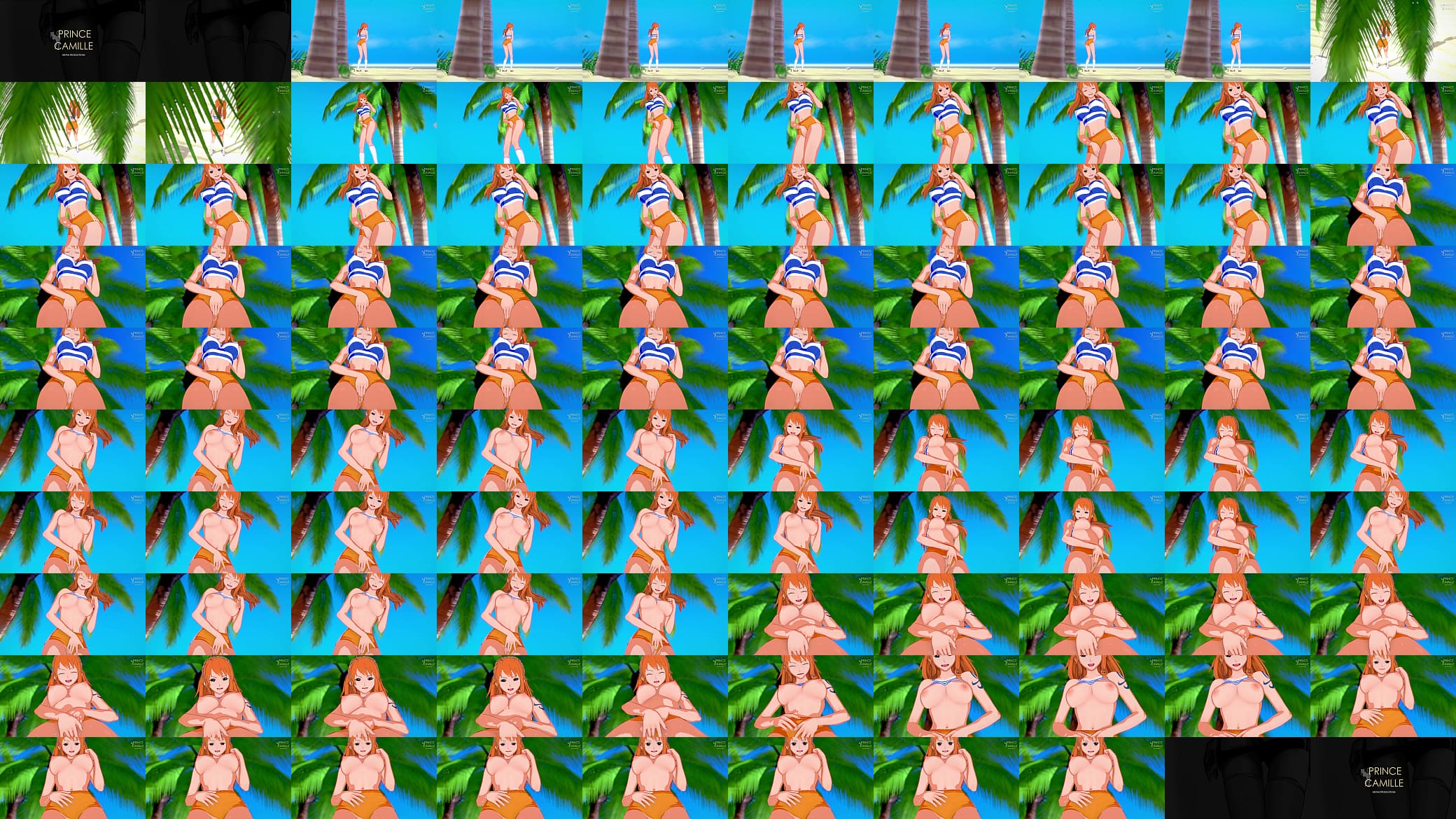 Anime girl loves to be a nudist slut 预览图