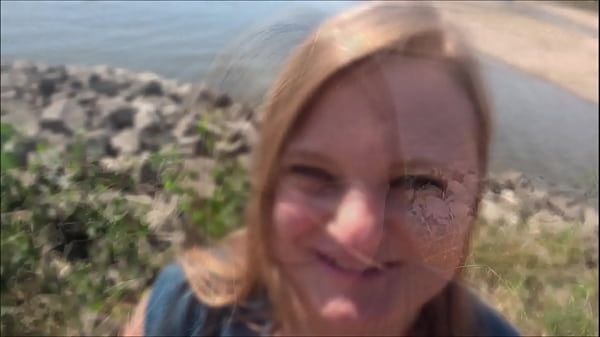 German girl with big ass has OUTDOOR SEX