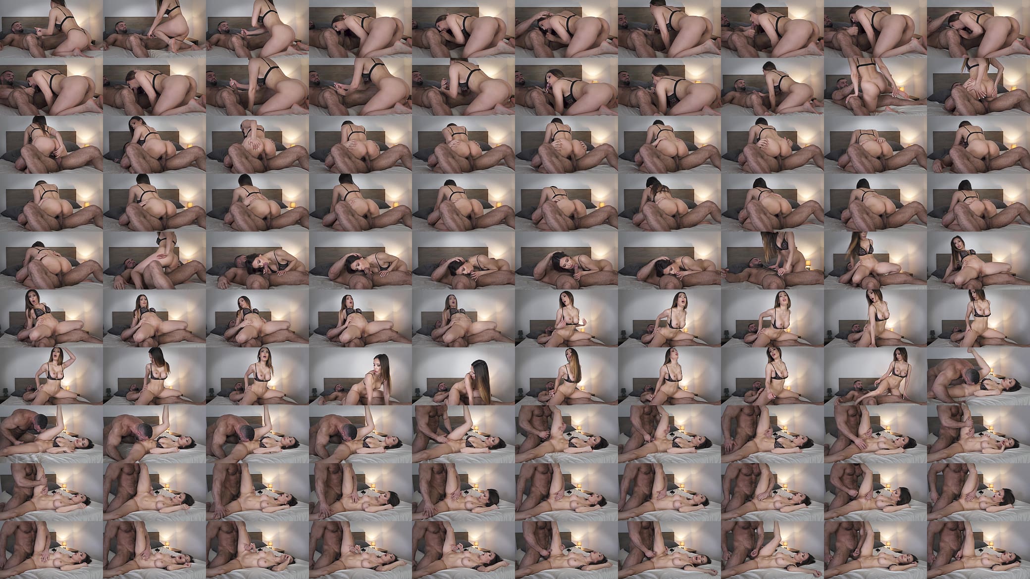 Busty hot babe Jessi Q sucks cock and fucked hard until covered in cum 预览图