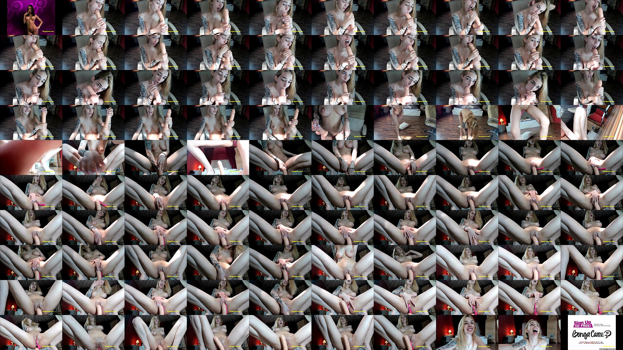 Massive squirt pleasure during a live show at BongaCams 预览图