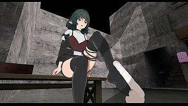 [Zenless Zone Zero] Jane Doe Teases Wise in Alley: Footjob, Blowjob & Wall Press Creampie (1080P/60FPS)