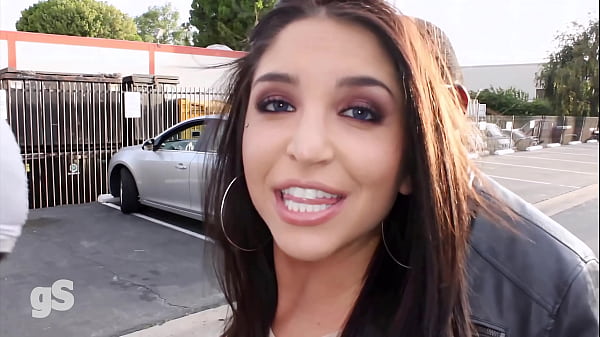Fast fuck by BBC in a threesome for a sexy brunette girl