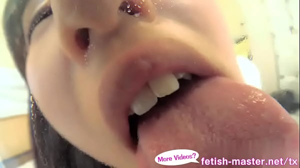 Japanese Asian Tongue Spit Face Nose Licking Sucking Kissing Handjob Fetish - More at fetish-master.net