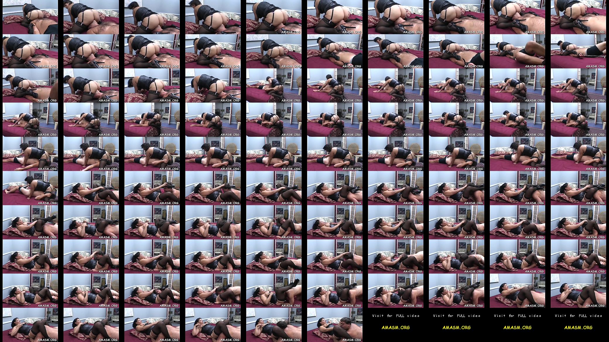 Guy gets atm act in real non-professional female domination show 预览图