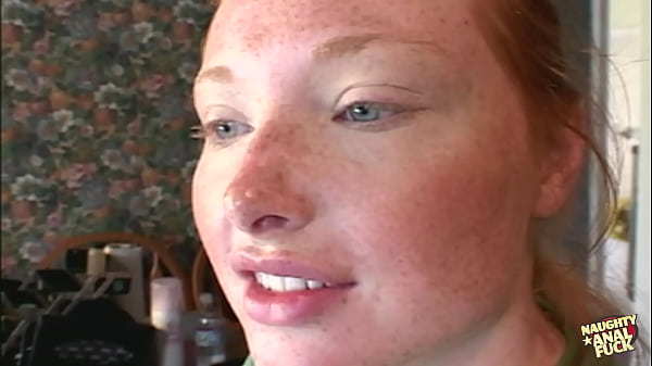This ginger bitch Vixen got her pussy licked and assholed drilled by two lucky studs