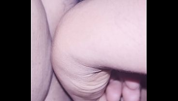This whore can take three fingers and she doesn't even feel them because she's so wide open (she's my friend)