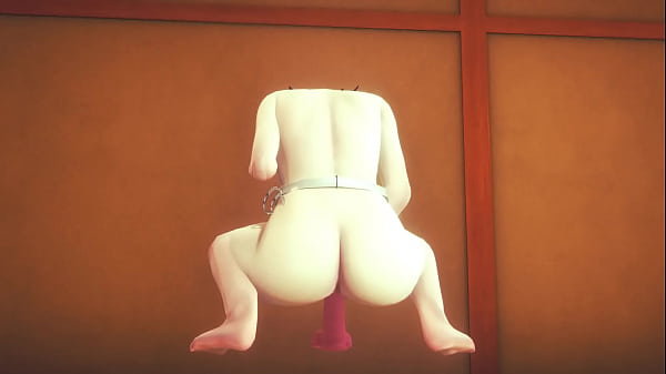 Demon Slayer Hentai - Shinobu Kocho dildo and fucking in tatami - Japanese Asian Manga Anime Game Porn