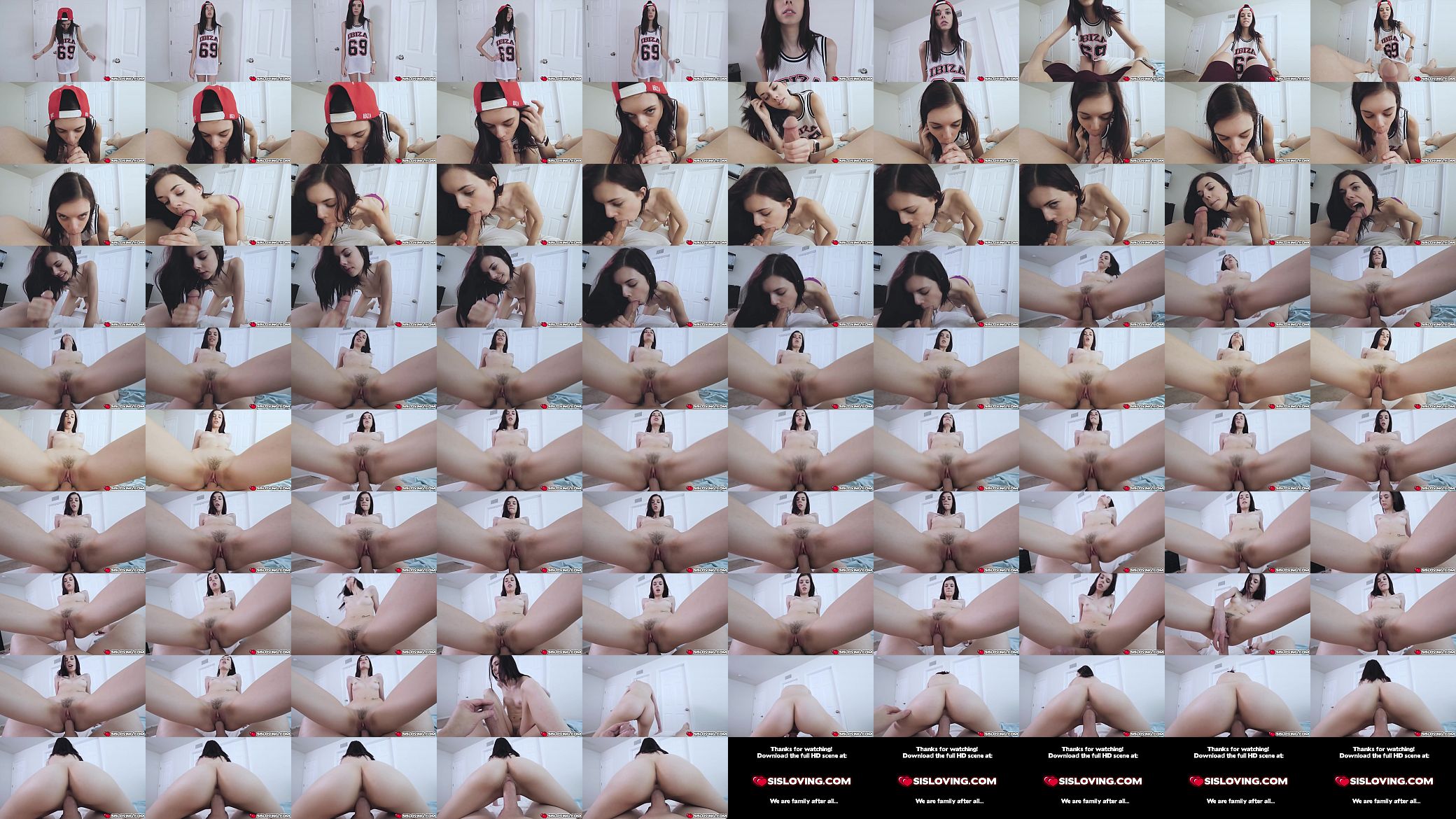 Brunette stepsis fucks her stepbro in different positions! 预览图