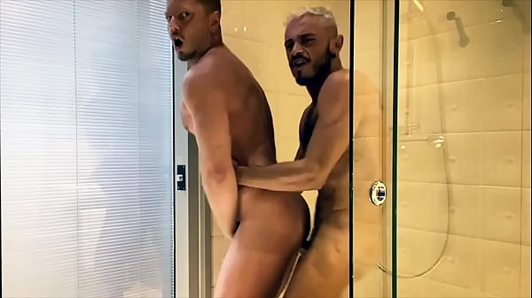 Hot Diego with big dick fucked me in the shower...