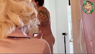 Blonde Big Boobs Bathroom Doggystyle Vivianne DeSilva 4K Sextape 1