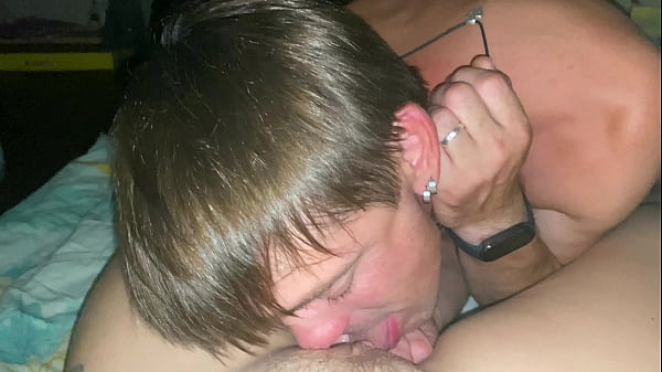 Shaved pussy licking 4K POV