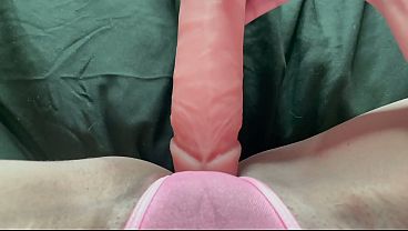 Italian big tits Milf POV Artemisia Love hot solo masturbation session with dildo and moaning