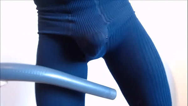 Fuckinsox shows off in pantyhose and plays with...