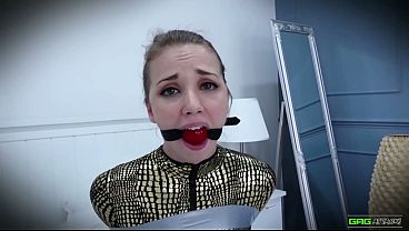 Cute Blonde Catuglar put in tight BDSM EP