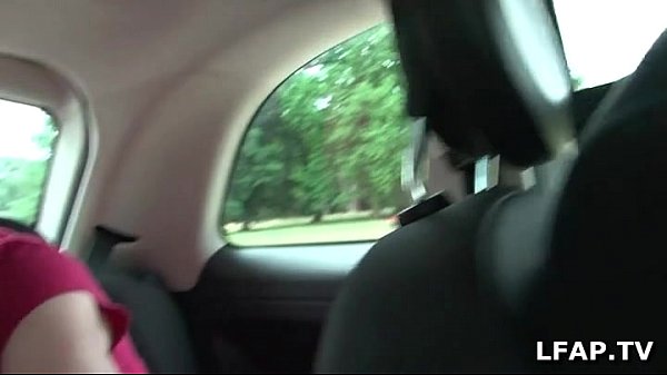 French bourgeois fucked by the taxi driver to pay for the ride