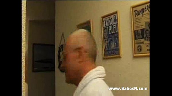 French oldman and busty young