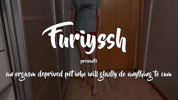 Furiyssh - Tries not to cum while rubbing against the owner's leg