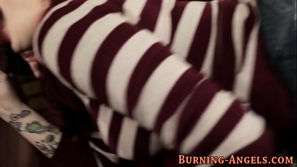 Emo slut has 3way anal 6 min