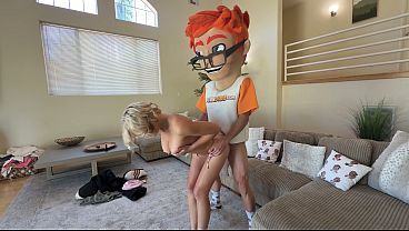 Annaleigh Reno took my big dick balls deep in doggystyle reverse cowgirl and cum on tits casting