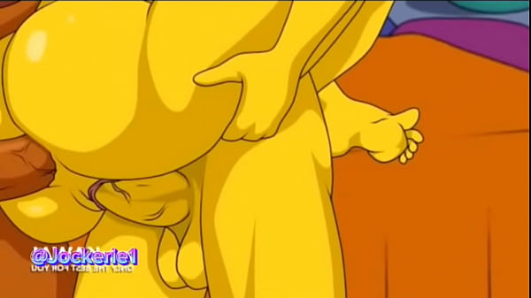 Marge Simpson Gets Anal Fucked By Carl And Lenny