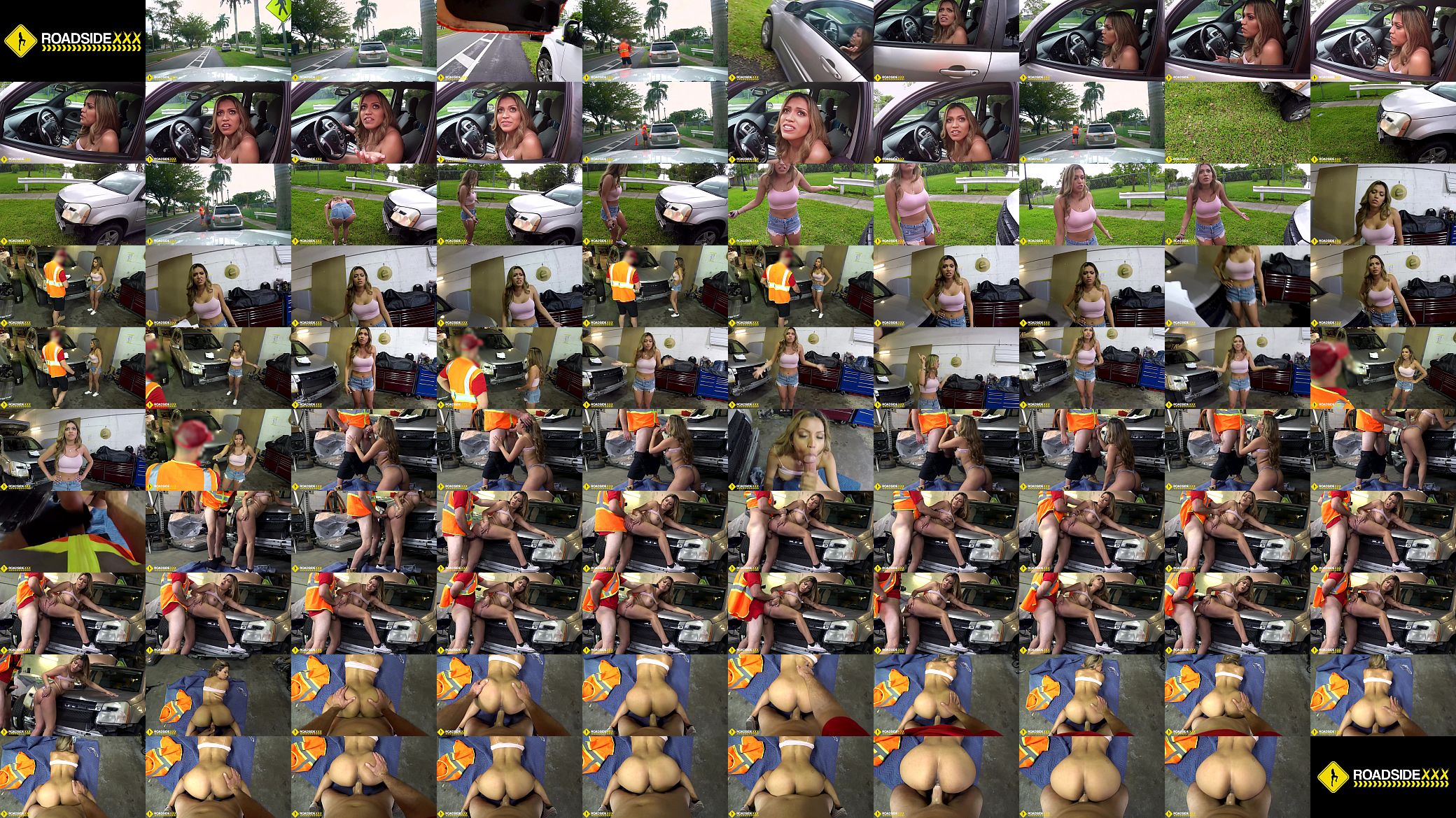 Roadside - Big titty Latina fucks her mechanic 预览图
