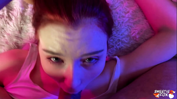 Hottie in Tight Jeans Deepthroats and Rough Fucks Friend's Boyfriend and Gets Cum on Panties