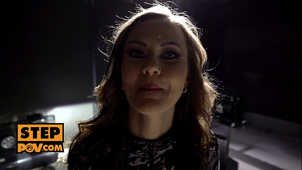 MILF fucks you into the family in sexy latex dress - itsPOV