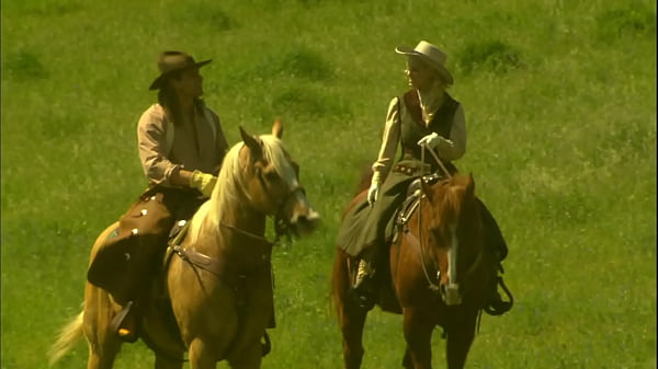 Natalia Wood Takes His Dick Out Of His Riding Pants So She Can Ride It Hard