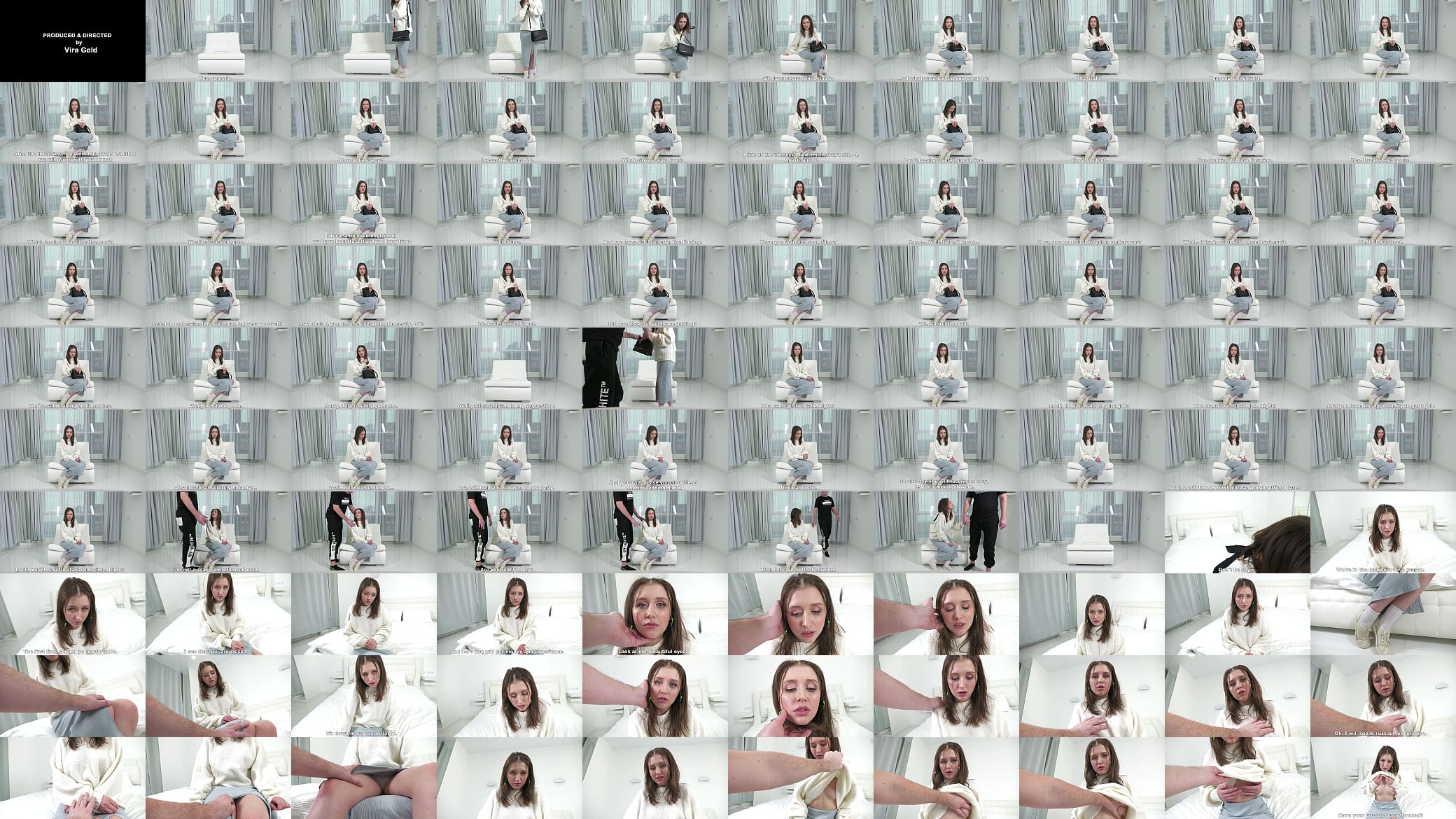 Real Virgin Beautiful 18yo Alesia Cage on Porn Casting 预览图