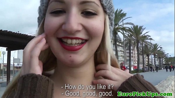 Publicsex amateur gets a mouthful of cum