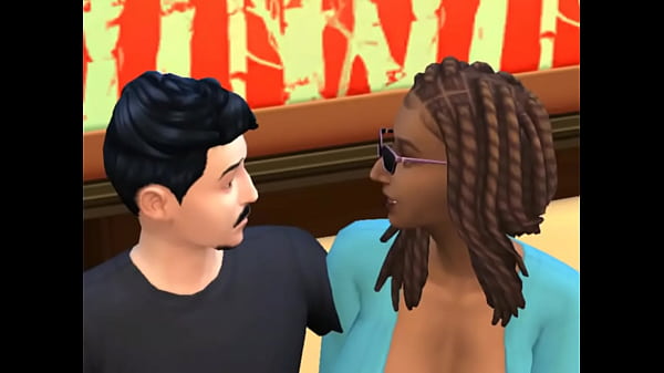 IN Having sex with sexy MILF BLACK  WITH NICE BOOBS