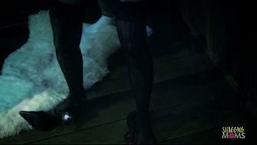 Download Video - As the blonde milf gets up the stairs her big tits get grabbed by the vampire