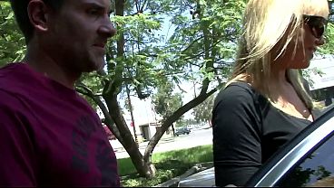 Bus Stop Encounter Leads to Creampie Ride