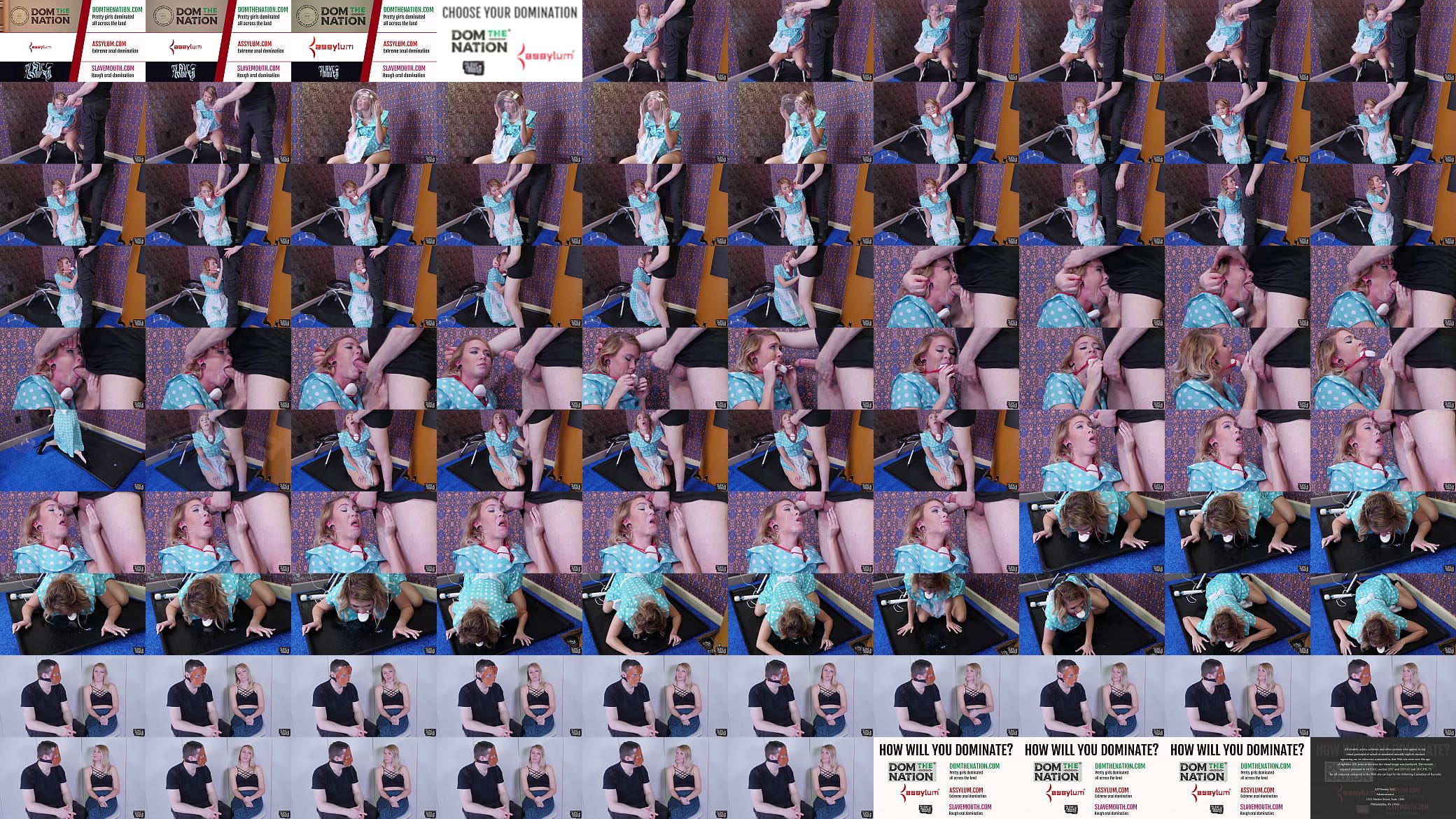 Throat fucked blonde 预览图
