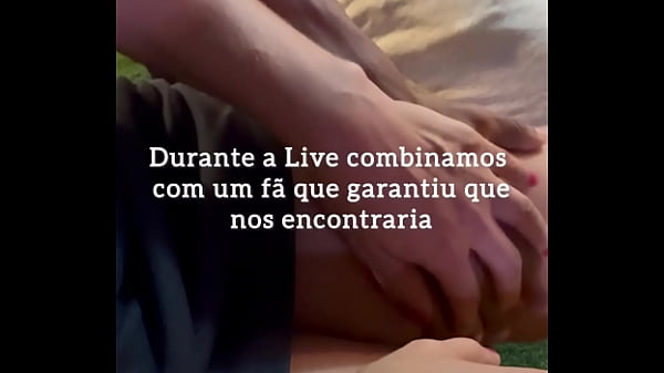 A fan found Belinha watching the Live!