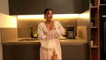Unknown guy tries to rob a house and ends up having sex with a very sexy woman.