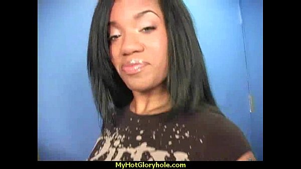 black girl have surprise gloryhole 10