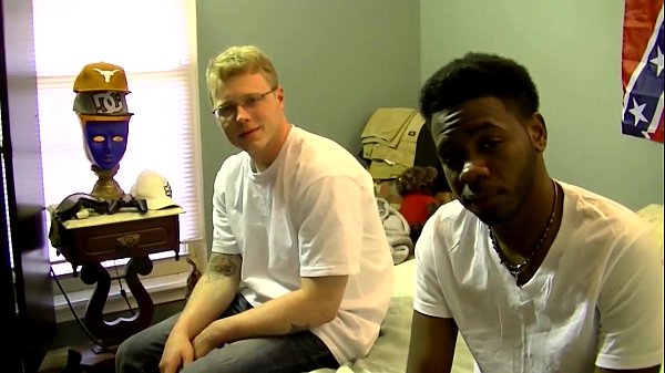 Big black cock dude fucking a white dude in the...
