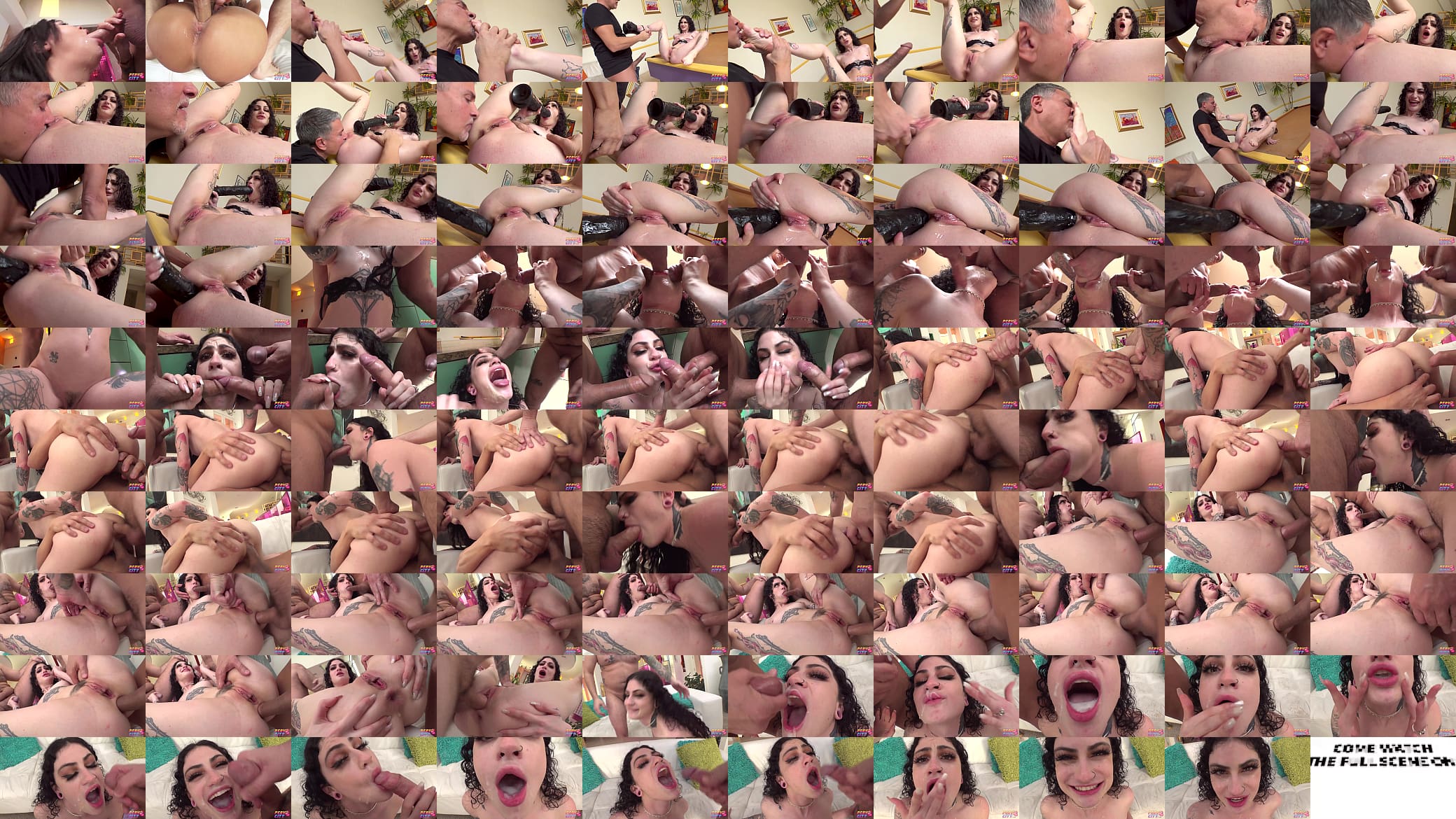 Inked Lydia Black Wants To Fill All Her Holes In A Foursome 预览图