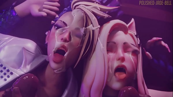  Akali And Ahri Get Cumshot