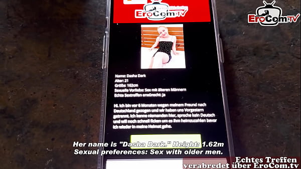 18 year old Ukrainian young woman has sex meeting with German user POV