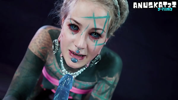 Your Trippy hippie plays with pippie and anal dildo