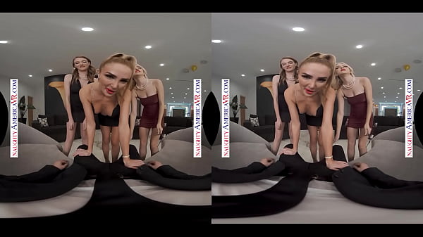 Naughty America - Gorgeous ladies, Ashley Lane, Jazlyn Ray, and Kenzie Anne, welcome the new year with a BANG