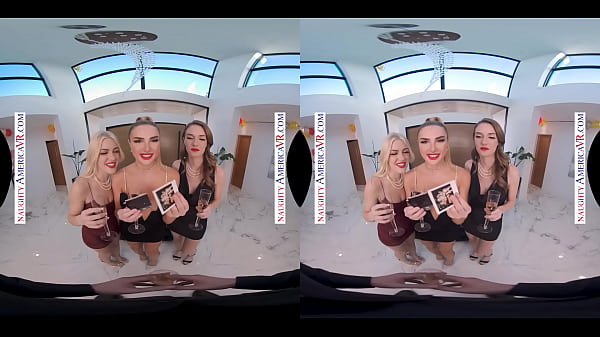 Naughty America - Gorgeous ladies, Ashley Lane, Jazlyn Ray, and Kenzie Anne, welcome the new year with a BANG