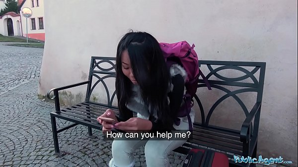 Public Agent Stranded Thai Facialised by Stranger