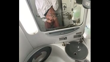 Give me a blowjob in the bus bathroom?