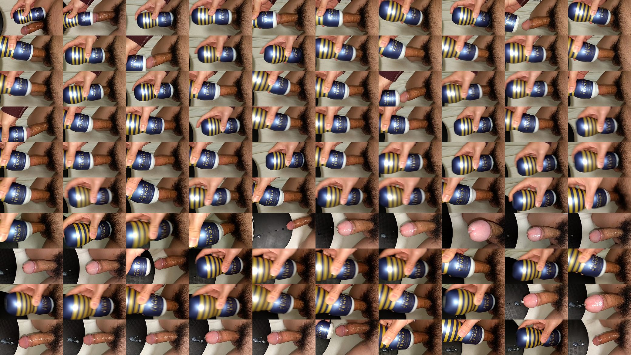 masturbation and cumshot twice with TENGA PREMIUM VACUUM CUP 预览图