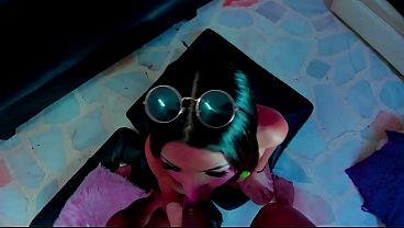 Two beautiful Latinas enjoying great blowjobs in POV