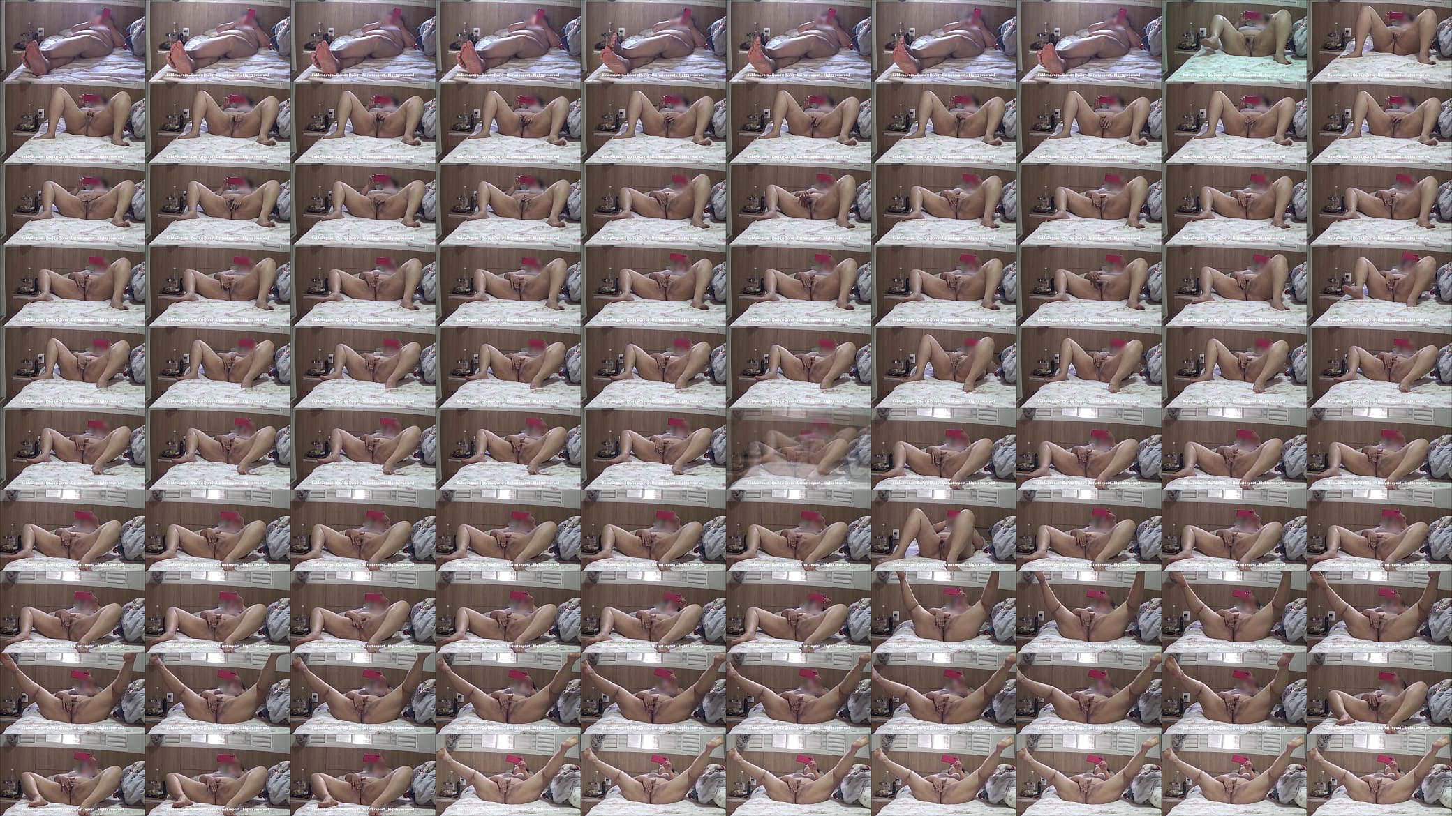 Eu ignoro meu marido e me masturbo na frente dele assistindo xvideos! 预览图
