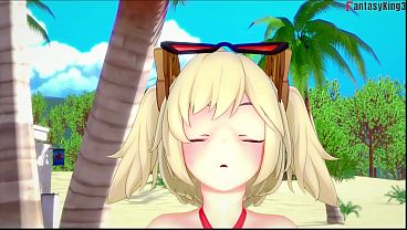 Burnice Bikini blowjob on the beach - Zenless Zone Zero | Full & Pov version on Sheer & PTRN: Fantasyking3